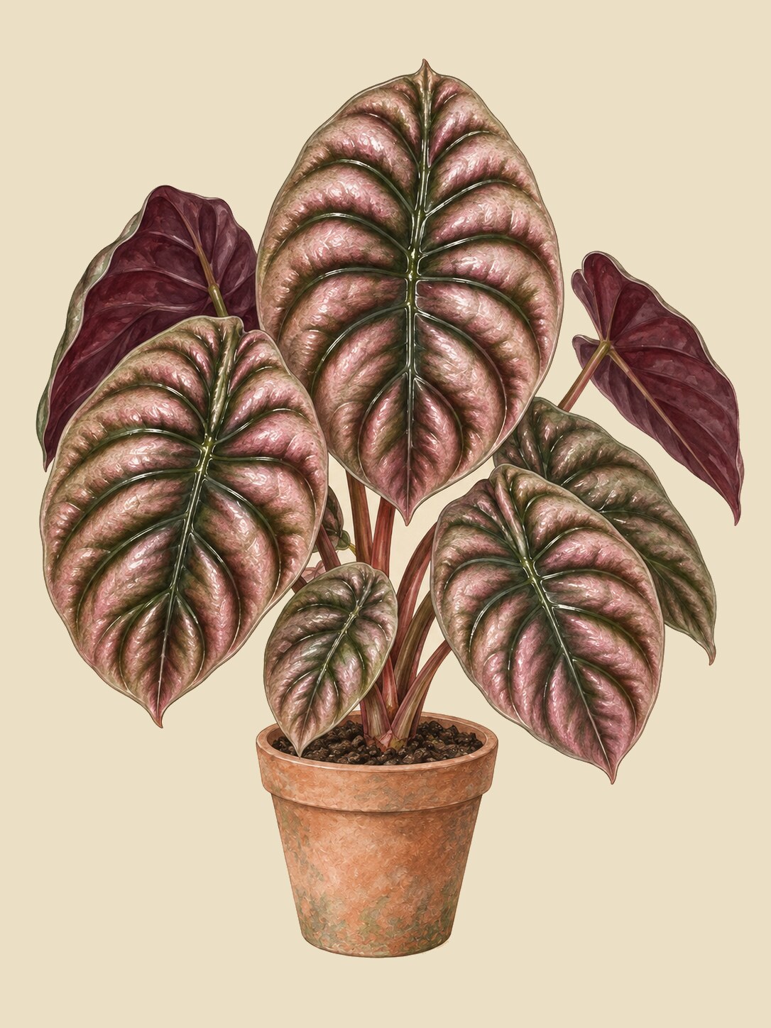 Alocasia cuprea 'Red Secret'